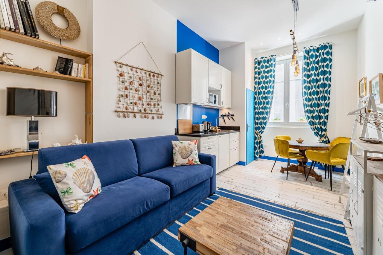 Studio Shell 26M2, 120M Vieux-Port, Clim, Wifi, Acces Autonome Avec Code Marselha Exterior foto